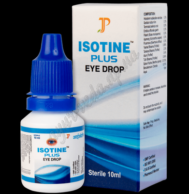 Айсотін плюс 10 мл, очні краплі, Jagat Isotine Plus Eye drops 58 фото