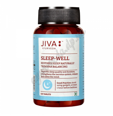 Сліп вів 120таб Джіва, Sleep Well Jiva, покращує якість сну, позбавляє від безсоння 12 фото