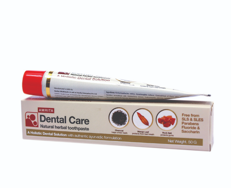 Трав'яна зубна паста Amrita Dental Care 100 GM 18 фото