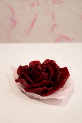 Свічка "Червона троянда" 274 фото